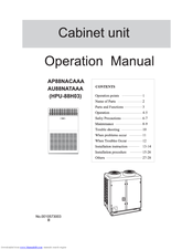 Haier AU88NATAAA Operation Manual