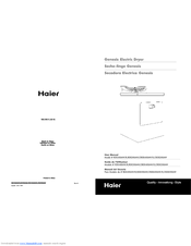 Haier Genesis CRDE400AW/R User Manual
