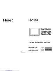 Haier HTAF2918 User Manual