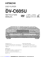 Hitachi DV-C605U Instruction Manual