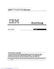 IBM T119 User Manual