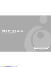 IOGEAR GMFPSU01 User Manual