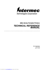 Intermec 6805a Technical Reference Manual