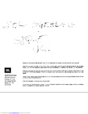 JBL Synthesis SDP-5 Owner's Manual