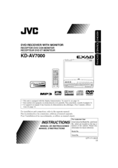 JVC EXAD KD-AV7000 Instructions Manual
