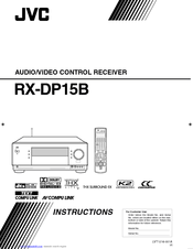 JVC RX-DP15B - AV Receiver Instructions Manual