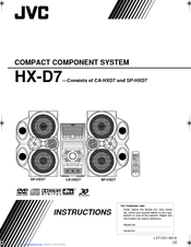 JVC SP-HXD7 Instructions Manual