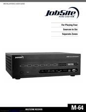 Jobsite M-64 Installation & User Manual