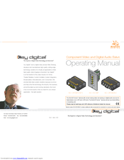 Key Digital KD-CAT5XBNC Operating Manual