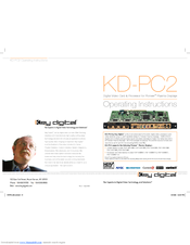 Key Digital KD-PC2 Operating Instructions Manual
