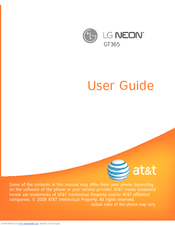 LG Neon User Manual