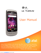 LG AT&T THRIVE User Manual