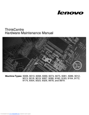 Lenovo ThinkCentre 6069 Hardware Maintenance Manual