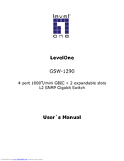 LevelOne ProCon GSW-1290 User Manual