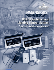 Leviton Dimensions D3200 System Installation Manual