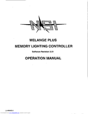 NSI Melange Plus Reference Manual