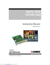 Lorex QLR-0440 Series Instruction Manual