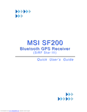MSI SF200 User Manual