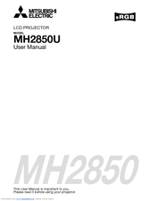 Mitsubishi Electric MH2850 User Manual