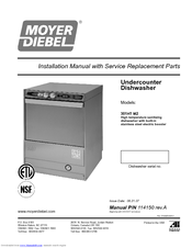 Moyer Diebel 301HT M2 Installation Manual With Service Replacement Parts
