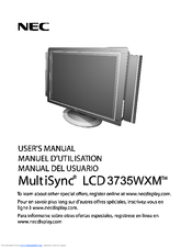 Nec MultiSync LCD3735WXM User Manual