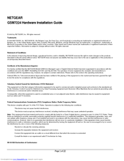 Netgear GSM7224NA - GSM7224 24PORT LAYER 2 Hardware Installation Manual