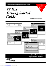 Nortel CC MIS 5.2 Getting Started Manual