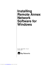 Bay Networks Bay Networks 2000 Installation Manual