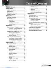 Optoma TW762 User Manual