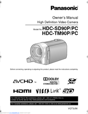 Panasonic Hdc Tm90k Manuals Manualslib