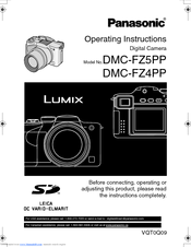 Discriminerend Geleidbaarheid rijstwijn Panasonic Lumix DMC-FZ5 Manuals | ManualsLib