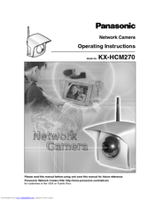 Panasonic KX-HCM270 Operating Instructions Manual