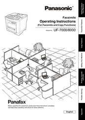 Panasonic Panafax UF-7000 Fax Manual