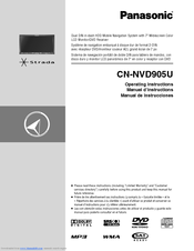 panasonic cn-dv155 manual