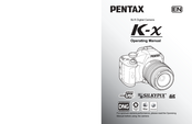 Pentax K-x Beige Operating Manual