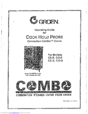 Groen Convection Combo CC-E User Manual