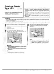 Ricoh G058 Installation Manual