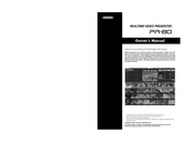 Edirol PR-80 Owner's Manual