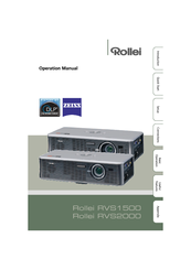 Rollei RVS1500 Operation Manual