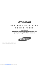 Samsung GT-I9100M User Manual