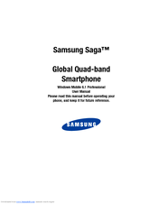 Samsung Saga User Manual