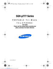 Samsung SGH-p777 Series User Manual