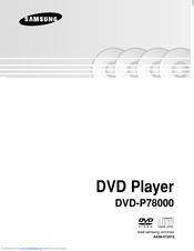 Samsung DVD-P78000 User Manual
