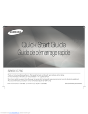 Samsung DIGIMAX S760 Quick Start Manual