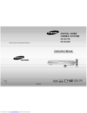 Samsung HT-DS1850 Instruction Manual