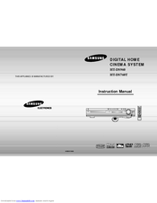 Samsung HT-DS760T Instruction Manual