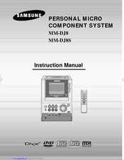 Samsung MM-DJ8 Instruction Manual