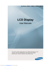Samsung 460MX - 46/8MS/BLK/3000:1 User Manuals