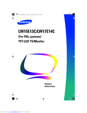 Samsung LW15E13C Owner's Instructions Manual