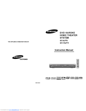 Samsung HT-KP70 Instruction Manual